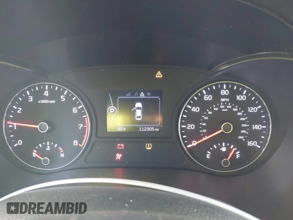 2018 Kia Optima LX with VIN 5XXGT4L32JG265716, listed as a IAAI auction lot 40645411 with 112,305 mi miles and . Bid and sale history available at DreamBid. Image 7.