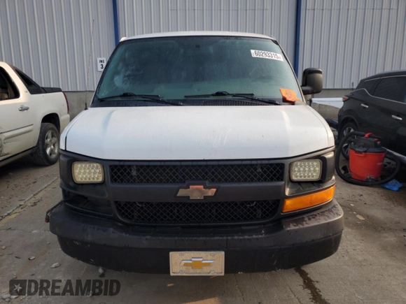 2016 Chevrolet Express Cargo with VIN 1GCWGAFF7G1184428, listed as a Copart auction lot 60293315 with 353,374 mi miles and Salvage title. Bid and sale history available at DreamBid. Image 5.