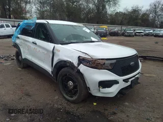 2020 Ford Police Interceptor Utility z VIN 1FM5K8AW9LGC12744, wystawiony jako IAAI lot #38471364 z przebiegiem Nie podano mil oraz . Historia ofert i sprzedaży dostępna na DreamBid. Obrazek 1.