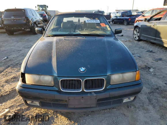 1994 BMW 3 Series 325iC with VIN WBABJ6321RJD36981, listed as a Copart auction lot 87374184 with 72,128 mi miles and Clean Title. Bid and sale history available at carsss.com. Image 5.