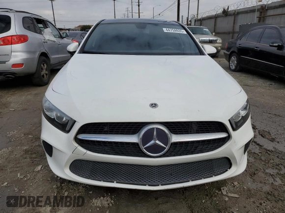 2021 Mercedes-Benz A 220 with VIN W1K3G4EB2MJ290158, listed as a Copart auction lot 44759935 with 57,782 mi miles and Salvage Title. Bid and sale history available at DreamBid. Image 5.