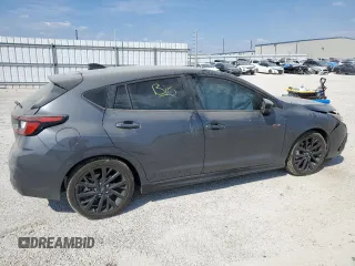 2024 Subaru Impreza RS with VIN JF1GUHHC6R8346395, listed as a Copart auction lot 74569334 with 7,253 mi miles and Salvage Title. Bid and sale history available at carsss.com. Image 3.