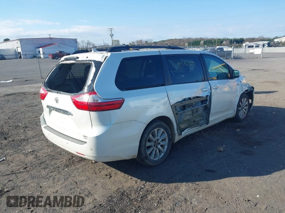 2016 Toyota Sienna Ltd with VIN 5TDDK3DC6GS140563, listed as a IAAI auction lot 41886329 with 130,460 mi miles. Bid and sale history available at carsss.com. Image 4.