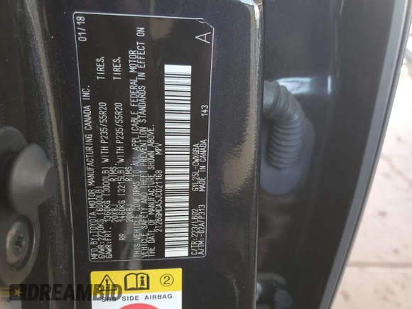 2018 Lexus RX with VIN 2T2BGMCA5JC021168, listed as a Copart auction lot 43938335 with 103,350 mi miles and Salvage Title. Bid and sale history available at carsss.com. Image 12.