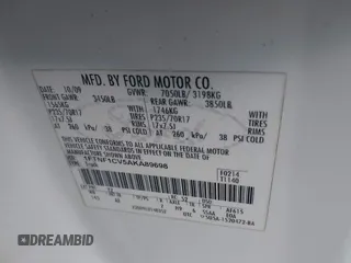 2010 Ford F-150 with VIN 1FTNF1CV5AKA89698, listed as a IAAI auction lot 41686970 with 290,555 mi miles and . Bid and sale history available at DreamBid. Image 9.