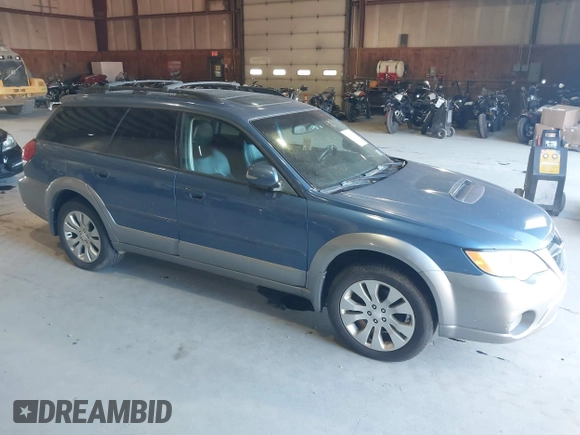 2009 Subaru Outback XT Ltd with VIN 4S4BP63C894313229, listed as a IAAI auction lot 40650121 with 88,720 mi miles. Bid and sale history available at carsss.com. Image 1.