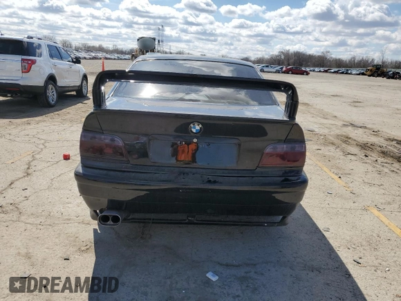1999 BMW 3 Series 328is with VIN WBABG1335XET08193, listed as a Copart auction lot 50637465 with 0 mi miles and Salvage Title. Bid and sale history available at carsss.com. Image 6.