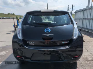 2015 Nissan LEAF SL with VIN 1N4AZ0CP1FC332321, listed as a Copart auction lot 59808425 with 54,744 mi miles and Salvage title. Bid and sale history available at DreamBid. Image 6.