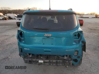 2021 Jeep Renegade Jeepster with VIN ZACNJCAB7MPM26124, listed as a Copart auction lot 83639684 with 53,912 mi miles and Salvage title. Bid and sale history available at DreamBid. Image 6.