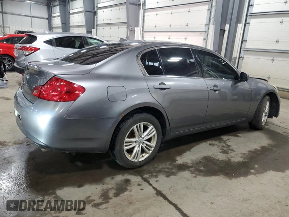 2011 Infiniti G25 x with VIN JN1DV6AR4BM651276, listed as a Copart auction lot 43564085 with 132,576 mi miles and Salvage Title. Bid and sale history available at DreamBid. Image 3.