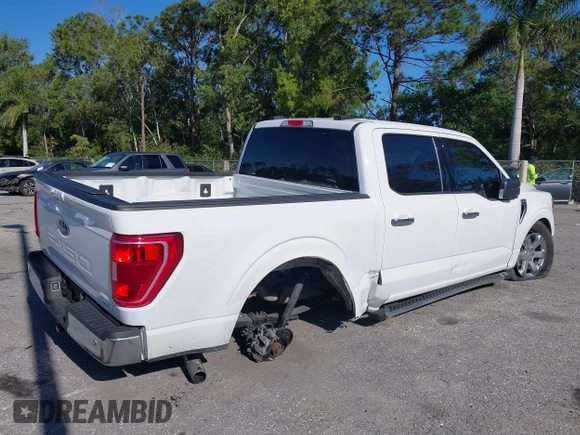 2023 Ford F-150 XL with VIN 1FTEW1CP1PKE62116, listed as a IAAI auction lot 41825434 with 27,908 mi miles. Bid and sale history available at carsss.com. Image 6.
