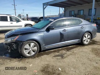 2014 Kia Optima Hybrid EX with VIN KNAGN4AD6E5062549, listed as a Copart auction lot 89360655 with 161,772 mi miles and Salvage Title. Bid and sale history available at carsss.com. Image 1.