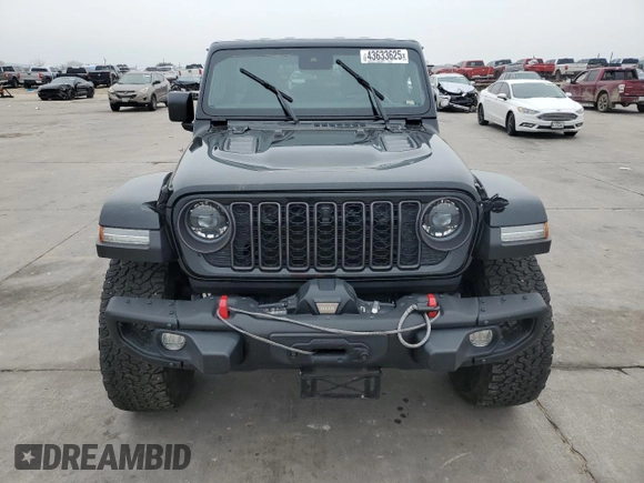 2024 Jeep Wrangler Rubicon X with VIN 1C4RJXFG1RW137055, listed as a Copart auction lot 43633625 with 7,686 mi miles and Clean title. Bid and sale history available at DreamBid. Image 5.