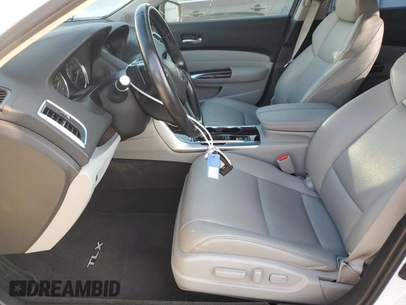2016 Acura TLX with VIN 19UUB1F34GA006652, listed as a Copart auction lot 59721815 with 130,863 mi miles and Salvage title. Bid and sale history available at DreamBid. Image 7.