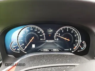 2018 BMW 7 Series M760i xDrive with VIN WBA7H6C55JG614811, listed as a Copart auction lot 44707433 with 27,542 mi miles. Bid and sale history available at carsss.com. Image 9.