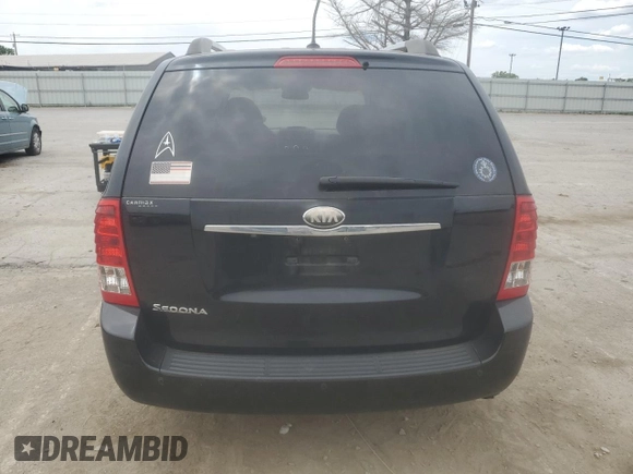 2014 Kia Sedona LX with VIN KNDMG4C71E6542287, listed as a Copart auction lot 54312764 with 170,063 mi miles and Non Repairable. Bid and sale history available at carsss.com. Image 6.