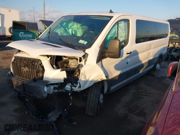 2023 Ford Transit Passenger XL with VIN 1FBAX9Y80PKA16636, listed as a IAAI auction lot 41282212 with 8,572 mi miles and . Bid and sale history available at DreamBid. Image 22.