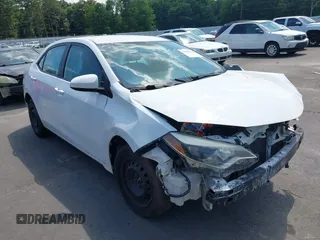 2016 Toyota Corolla L with VIN 2T1BURHE2GC496520, listed as a IAAI auction lot 42593314 with 196,891 mi miles and . Bid and sale history available at DreamBid. Image 1.