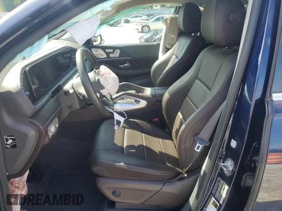 2020 Mercedes-Benz GLS 450 with VIN 4JGFF5KE5LA107988, listed as a Copart auction lot 57604354 with 35,378 mi miles and Salvage Title. Bid and sale history available at DreamBid. Image 7.