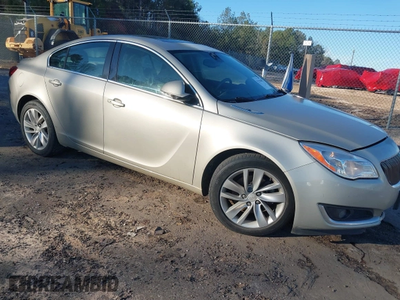 2015 Buick Regal Premium I z VIN 2G4GP5EX1F9177454, wystawiony jako IAAI lot #41342895 z przebiegiem 170 968 mil mil oraz . Historia ofert i sprzedaży dostępna na DreamBid. Obrazek 1.