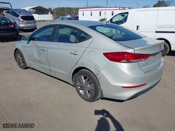 2017 Hyundai Elantra Limited with VIN 5NPD84LF9HH177016, listed as a IAAI auction lot 41677171 with 134,309 mi miles. Bid and sale history available at carsss.com. Image 3.