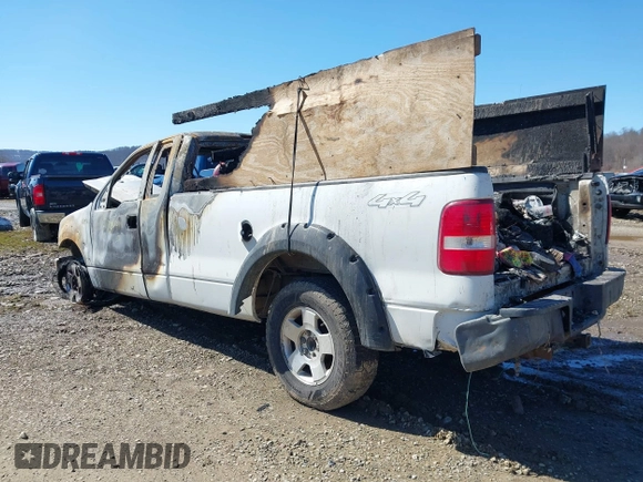 2008 Ford F-150 XL with VIN 1FTRF14W28KD69971, listed as a IAAI auction lot 41739421 with 1 mi miles. Bid and sale history available at carsss.com. Image 3.