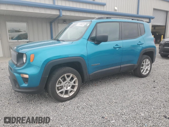 2022 Jeep Renegade Latitude с VIN ZACNJDB16NPN60586, выставлен на аукционе Copart как лот 51366325 с пробегом 37 435 миль миль и Списание • Salvage title. История ставок и продаж доступна на DreamBid. Изображение 1.