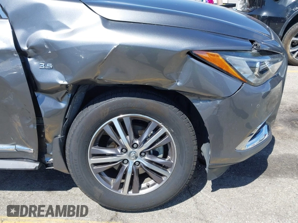 2018 Infiniti QX60 with VIN 5N1DL0MN8JC517525, listed as a IAAI auction lot 41993307 with 38,130 mi miles and . Bid and sale history available at DreamBid. Image 17.