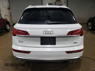 2023 Audi Q5 S line Prestige with VIN WA1F2AFY7P2026613, listed as a Copart auction lot 88807185 with 23,607 mi miles and Salvage Title. Bid and sale history available at carsss.com. Image 6.