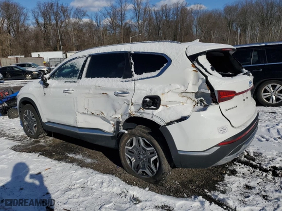 2021 Hyundai Santa Fe Hybrid SEL Premium with VIN KM8S3DA1XMU009491, listed as a Copart auction lot 85201774 with NaN miles and Salvage Title. Bid and sale history available at carsss.com. Image 2.
