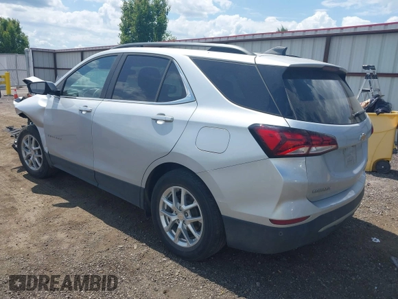 2022 Chevrolet Equinox LT with VIN 3GNAXUEV0NL218601, listed as a IAAI auction lot 42408047 with 32,942 mi miles and . Bid and sale history available at DreamBid. Image 3.