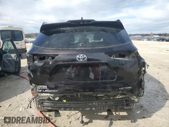2021 Toyota Highlander L z VIN 5TDBZRBH8MS137793, wystawiony jako Copart lot #48975855 z przebiegiem 68 489 mil mil oraz Szkoda całkowita • Salvage title. Historia ofert i sprzedaży dostępna na DreamBid. Obrazek 6.