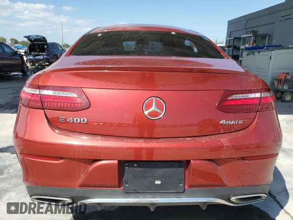 2018 Mercedes-Benz E-Class E 400 with VIN WDD1J6GB2JF022288, listed as a Copart auction lot 49080295 with 63,157 mi miles and Salvage Title. Bid and sale history available at carsss.com. Image 6.