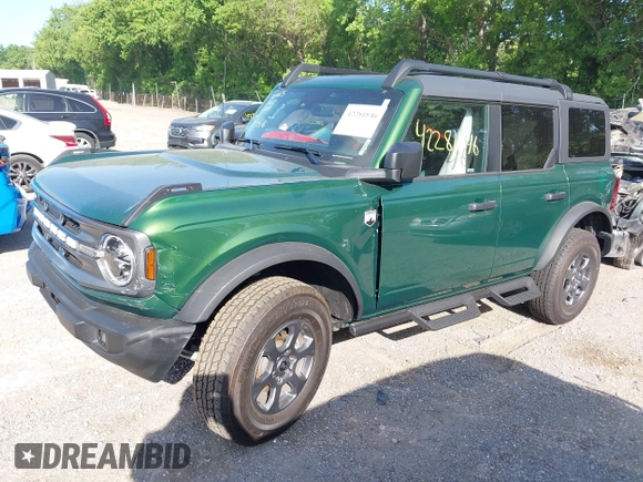 2024 Ford Bronco Big Bend with VIN 1FMDE7BH6RLB35876, listed as a IAAI auction lot 42281846 with 2,129 mi miles and . Bid and sale history available at DreamBid. Image 19.