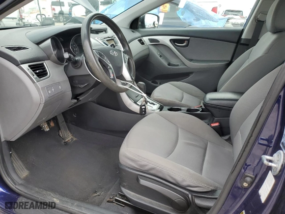 2012 Hyundai Elantra GLS PZEV with VIN 5NPDH4AE9CH099047, listed as a Copart auction lot 54048935 with 130,546 mi miles and Clean Title. Bid and sale history available at carsss.com. Image 7.