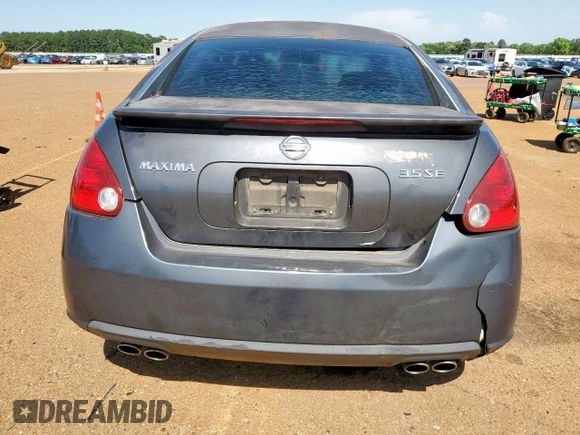 2007 Nissan Maxima SE with VIN 1N4BA41E87C801989, listed as a Copart auction lot 56366975 with Not provided miles and Salvage title. Bid and sale history available at DreamBid. Image 6.