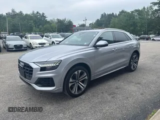 2019 Audi Q8 Premium Plus with VIN WA1BVAF19KD030815, listed as a IAAI auction lot 42471759 with 121,239 mi miles and . Bid and sale history available at DreamBid. Image 2.