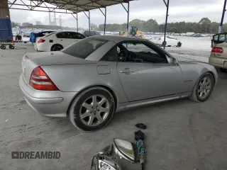 2003 Mercedes-Benz SLK-Class 2.3L with VIN WDBKK49F03F276776, listed as a Copart auction lot 78152404 with 92,044 mi miles and Salvage Title. Bid and sale history available at carsss.com. Image 3.