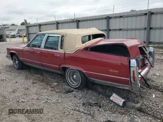1991 Cadillac Brougham z VIN 1G6DW5474MR703030, wystawiony jako Copart lot #64687894 z przebiegiem 161 866 mil mil oraz Szkody całkowita. Historia ofert i sprzedaży dostępna na DreamBid. Obrazek 2.