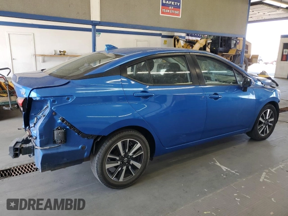 2021 Nissan Versa SV with VIN 3N1CN8EV4ML834866, listed as a Copart auction lot 62489485 with 74,300 mi miles and Salvage title. Bid and sale history available at DreamBid. Image 3.