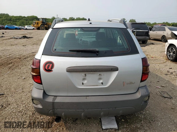 2006 Pontiac Vibe with VIN 5Y2SL65806Z403725, listed as a Copart auction lot 59271995 with 184,784 mi miles and Salvage title. Bid and sale history available at DreamBid. Image 6.