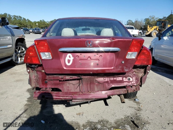 2003 Honda Civic EX with VIN 2HGES26783H543260, listed as a Copart auction lot 49769285 with 139,870 mi miles and Salvage Title. Bid and sale history available at carsss.com. Image 6.