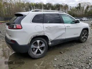 2019 Jeep Cherokee Limited with VIN 1C4PJMDX9KD158035, listed as a Copart auction lot 52871525 with 97,543 mi miles and Salvage Title. Bid and sale history available at DreamBid. Image 3.