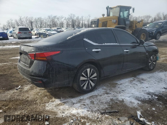 2021 Nissan Altima SV with VIN 1N4BL4DV3MN372539, listed as a Copart auction lot 87888815 with 57,786 mi miles and Salvage Title. Bid and sale history available at carsss.com. Image 3.