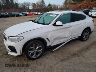 2020 BMW X4 xDrive30i with VIN 5UX2V1C08L9C88203, listed as a Copart auction lot 85376004 with 0 mi miles and Salvage Title. Bid and sale history available at carsss.com. Image 1.