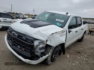 2023 Chevrolet Silverado 1500 LT Trail Boss with VIN 3GCUDFEDXPG339200, listed as a Copart auction lot 44364945 with 45,293 mi miles and Salvage Title. Bid and sale history available at DreamBid. Image 1.