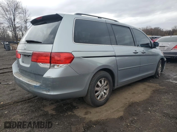2008 Honda Odyssey EX-L with VIN 5FNRL38748B087643, listed as a Copart auction lot 52932845 with 181,942 mi miles and Salvage Title. Bid and sale history available at carsss.com. Image 3.