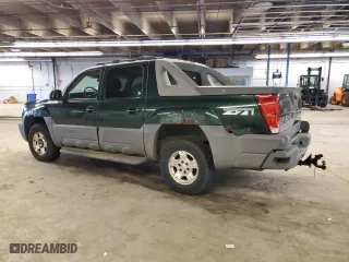 2002 Chevrolet Avalanche with VIN 3GNEK13T42G358557, listed as a Copart auction lot 78950744 with 0 mi miles and Clean Title. Bid and sale history available at carsss.com. Image 2.