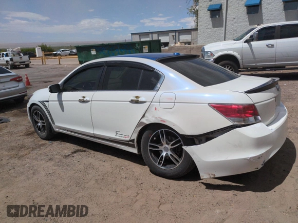 2008 Honda Accord EX-L z VIN 1HGCP26878A125425, wystawiony jako Copart lot #56971985 z przebiegiem 168 223 mil mil oraz Szkoda całkowita • Salvage title. Historia ofert i sprzedaży dostępna na DreamBid. Obrazek 2.