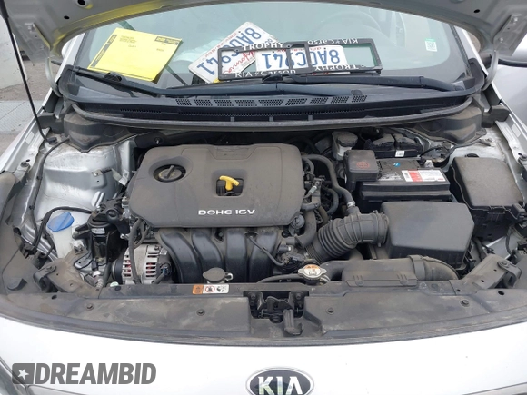 2017 Kia Forte LX with VIN 3KPFK4A74HE100015, listed as a IAAI auction lot 41894601 with 73,945 mi miles and . Bid and sale history available at carsss.com. Image 10.